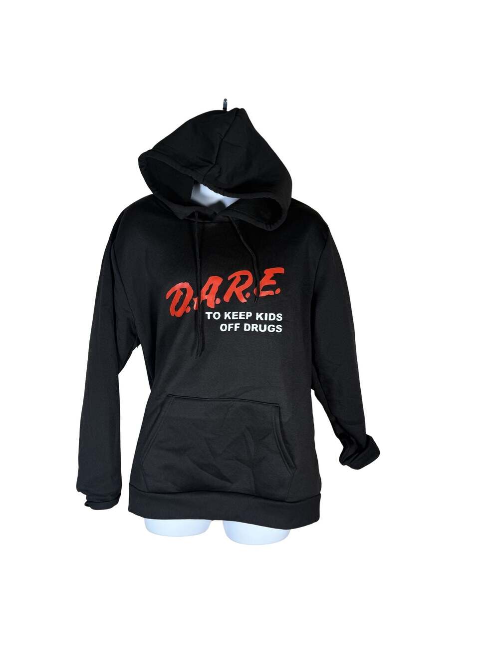D.A.R.E. To Keep Kids Off Drugs Graphic Hoodie Black